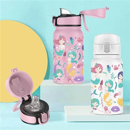 Bouteille à boire mignonne pour enfants à double paroi
